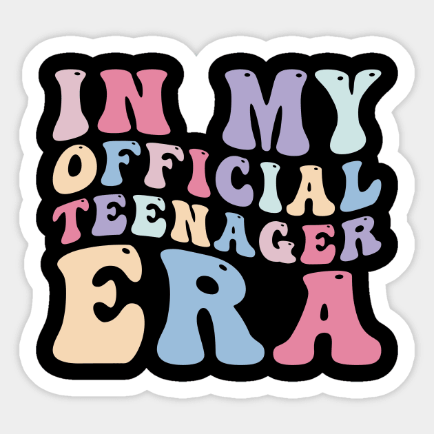 In My Official Teenager Era Sticker by unaffectedmoor